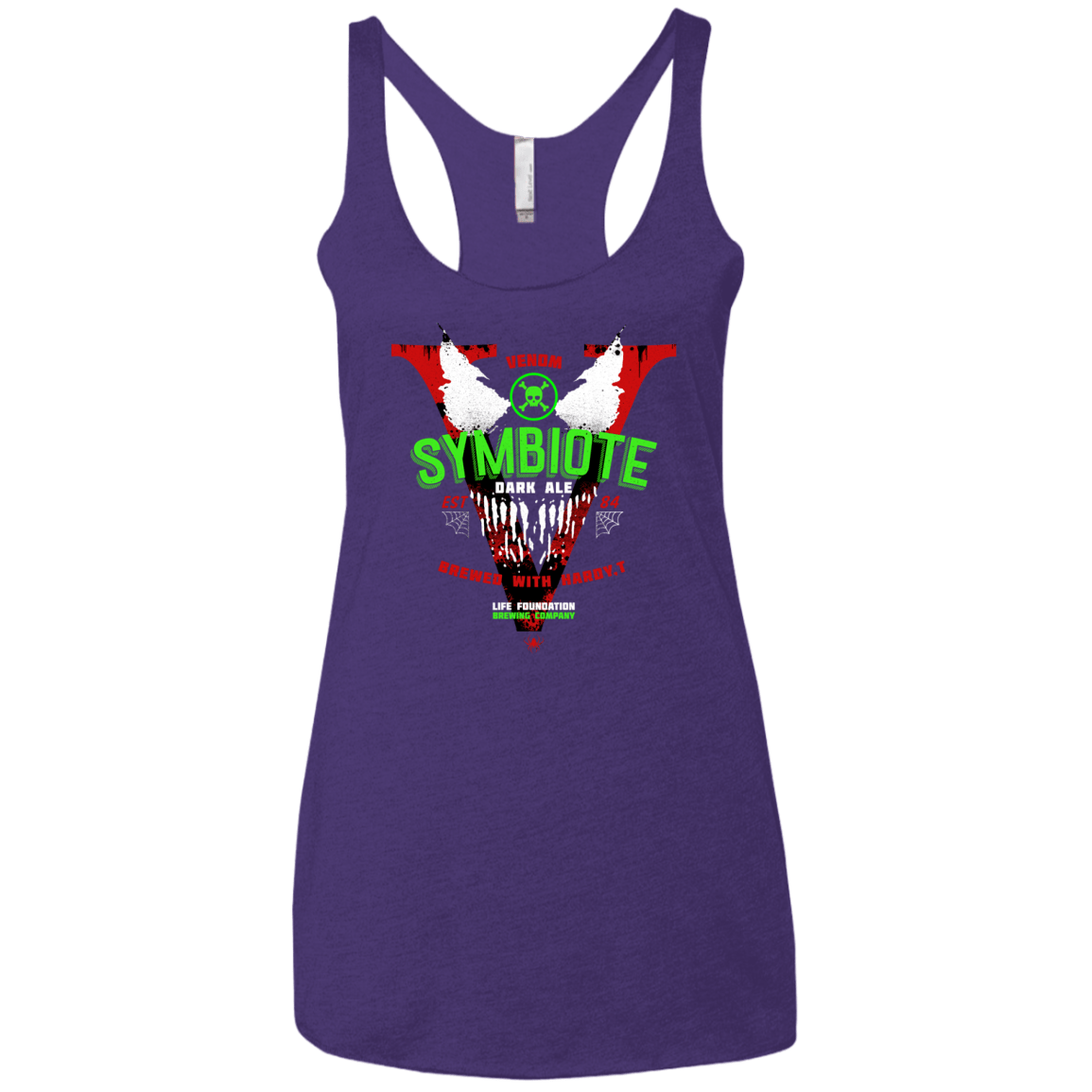 Symbiote Dark Ale Women's Triblend Racerback Tank
