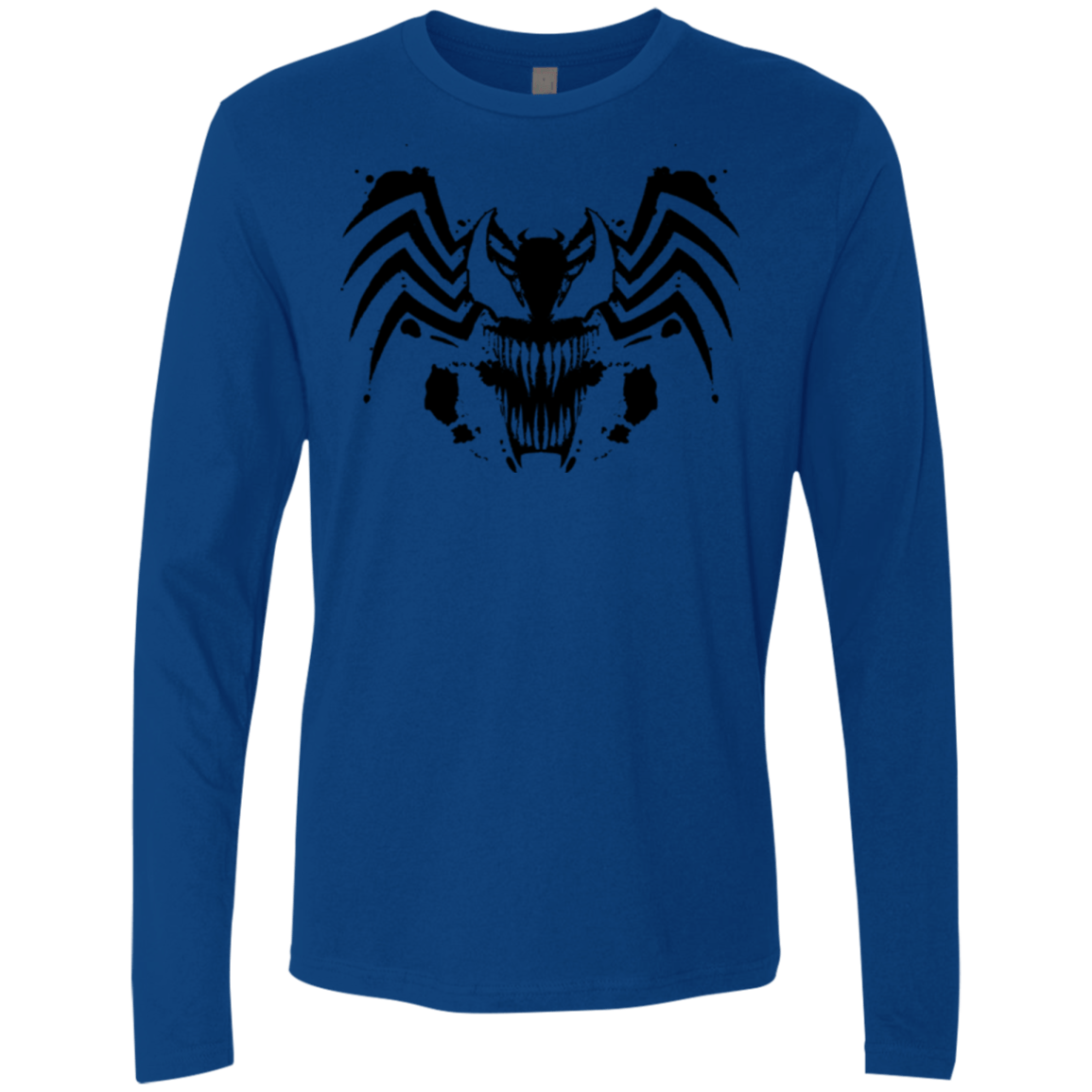 T-Shirts Royal / Small Symbiote Rorschach Men's Premium Long Sleeve