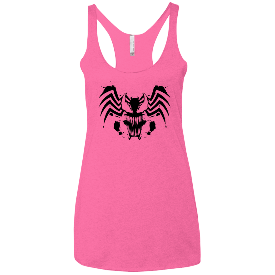 T-Shirts Vintage Pink / X-Small Symbiote Rorschach Women's Triblend Racerback Tank