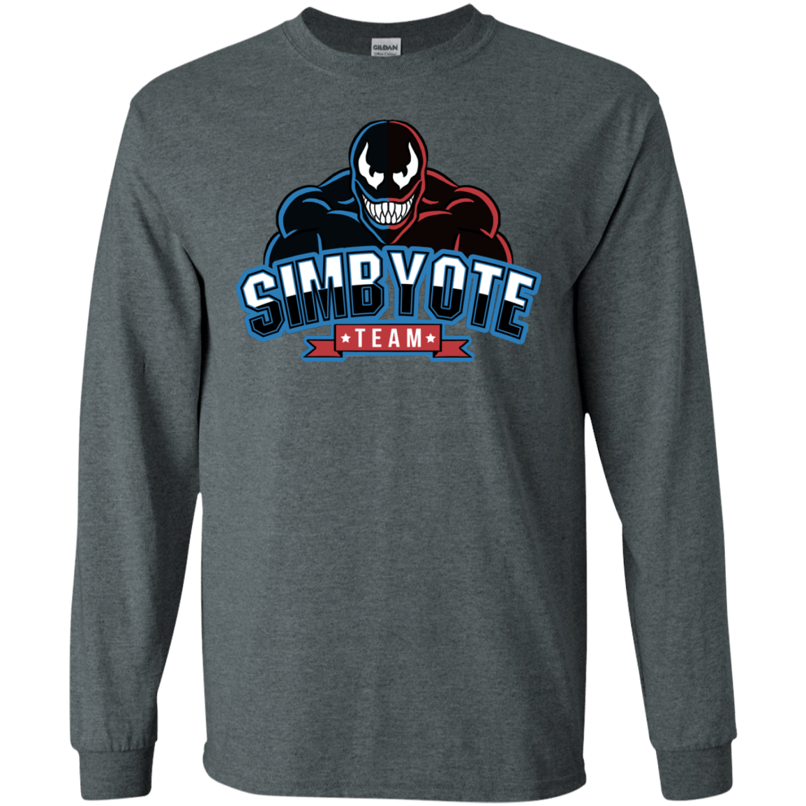 T-Shirts Dark Heather / S Symbiote Team Men's Long Sleeve T-Shirt