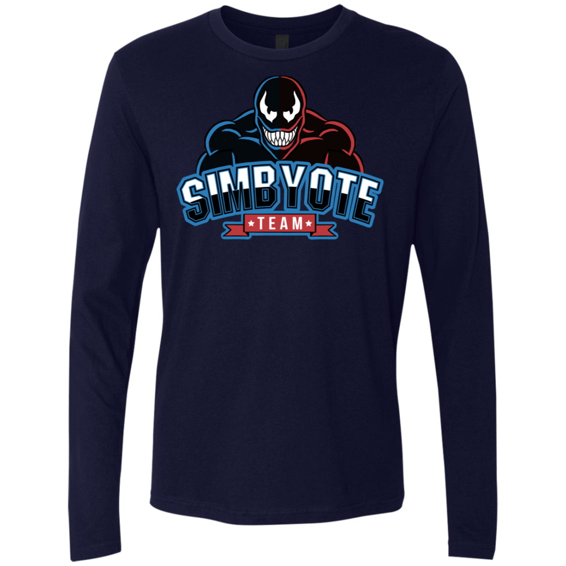 T-Shirts Midnight Navy / S Symbiote Team Men's Premium Long Sleeve