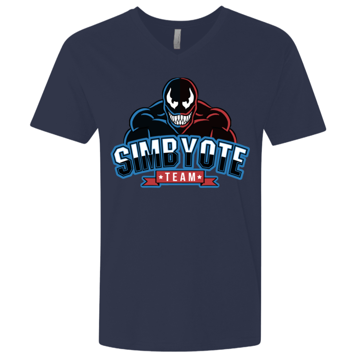 T-Shirts Midnight Navy / X-Small Symbiote Team Men's Premium V-Neck