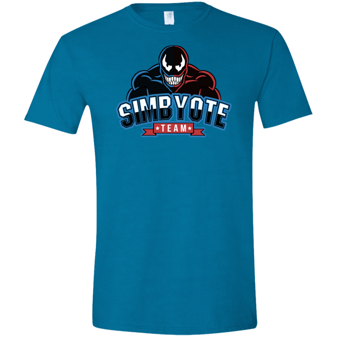 T-Shirts Antique Sapphire / S Symbiote Team Men's Semi-Fitted Softstyle