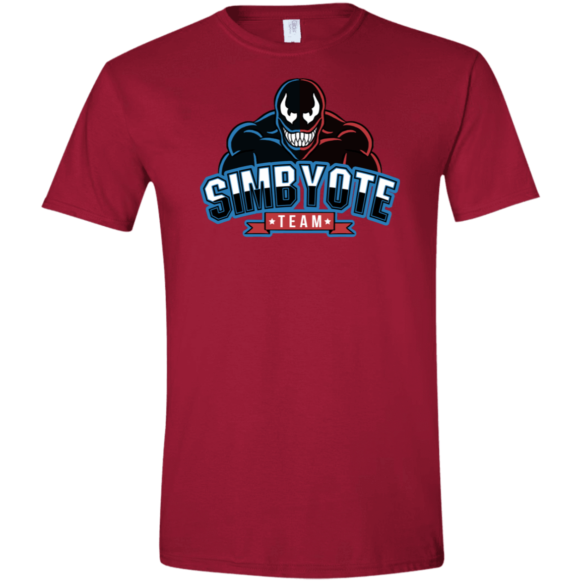 T-Shirts Cardinal Red / S Symbiote Team Men's Semi-Fitted Softstyle