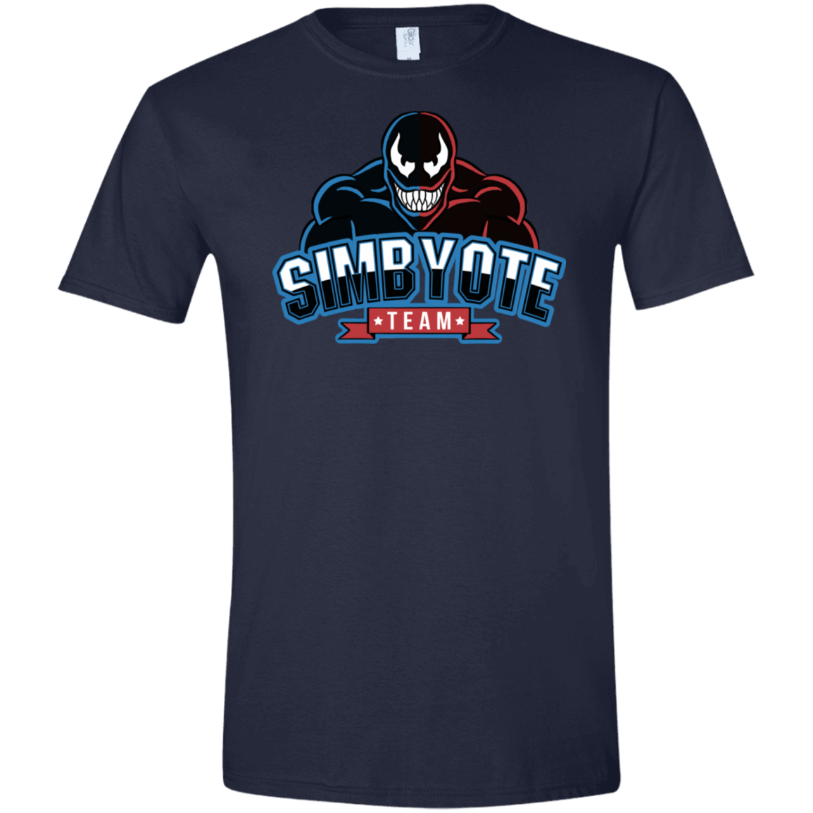 T-Shirts Navy / X-Small Symbiote Team Men's Semi-Fitted Softstyle