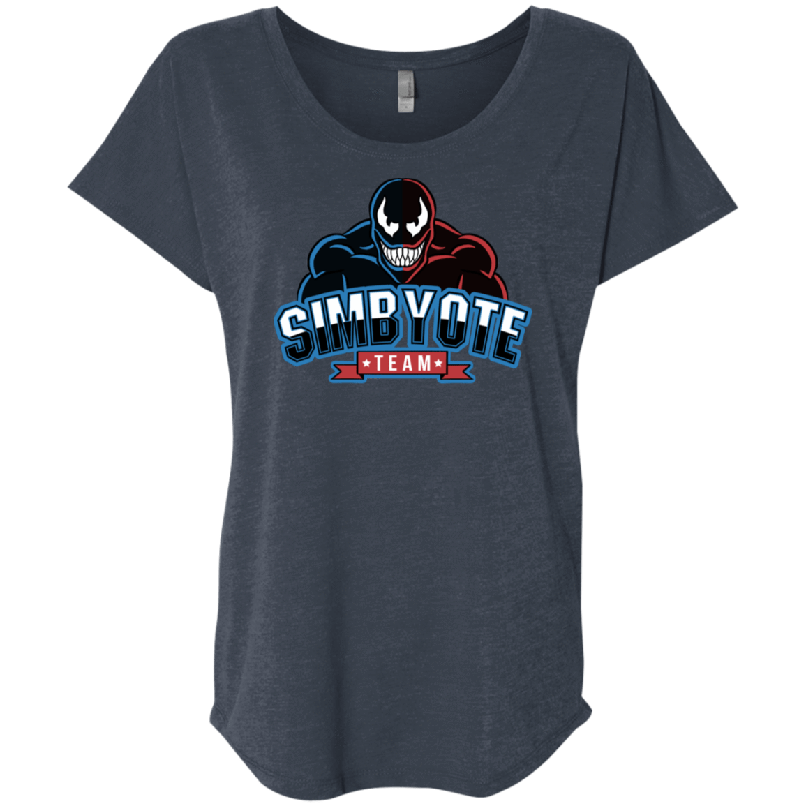 T-Shirts Vintage Navy / X-Small Symbiote Team Triblend Dolman Sleeve