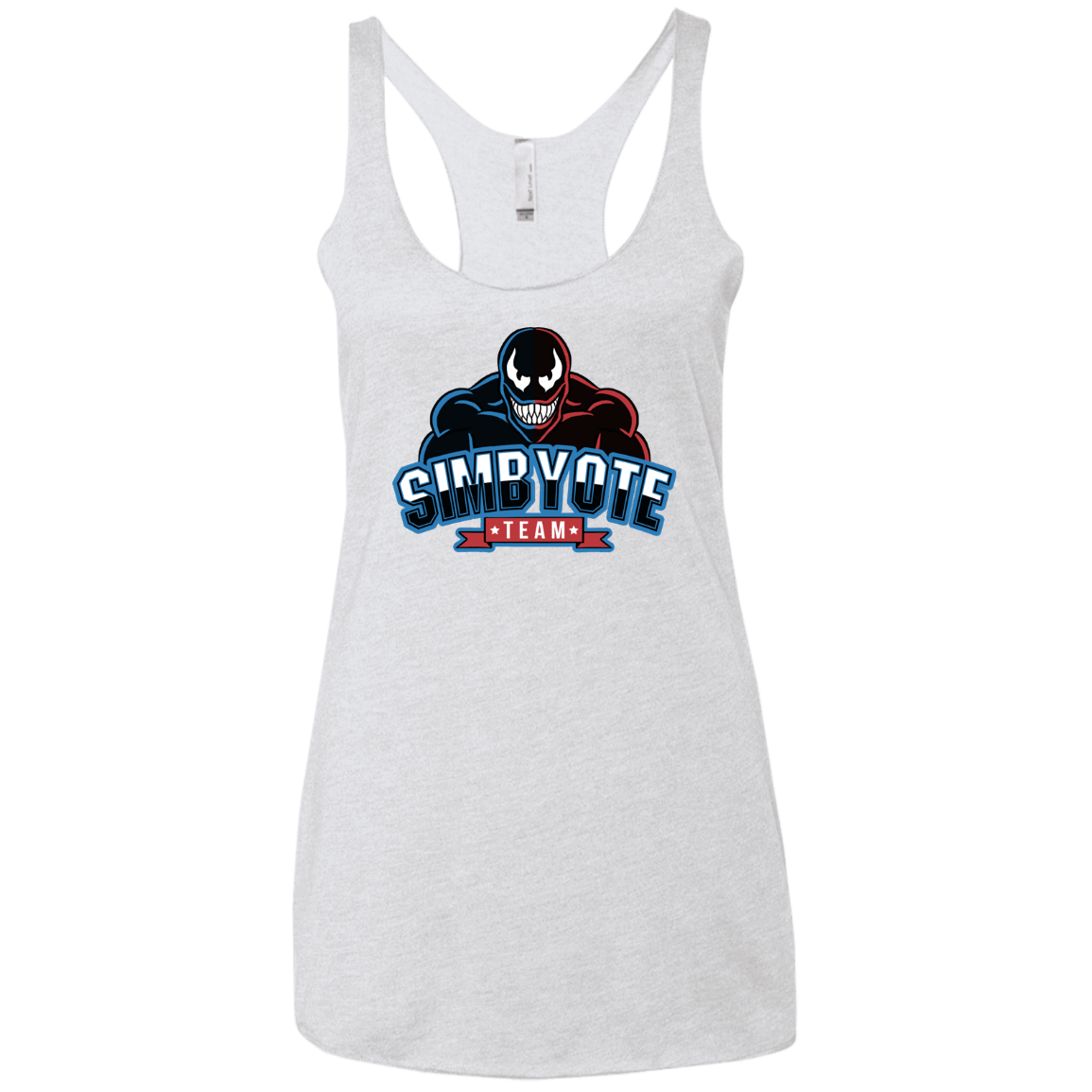 T-Shirts Heather White / X-Small Symbiote Team Women's Triblend Racerback Tank