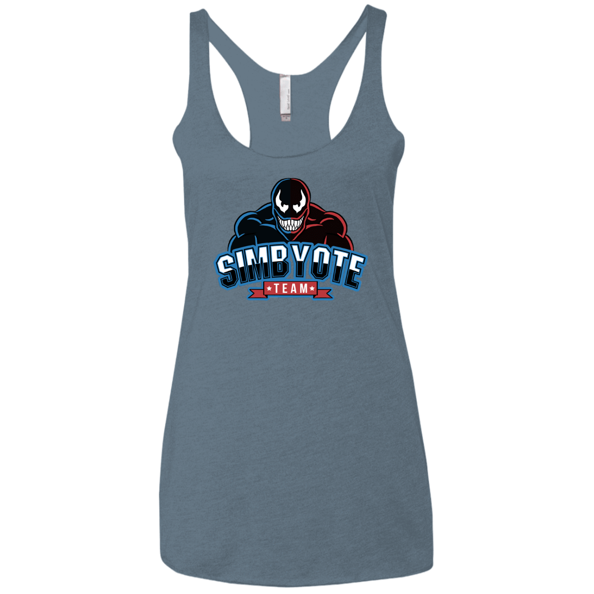 T-Shirts Indigo / X-Small Symbiote Team Women's Triblend Racerback Tank