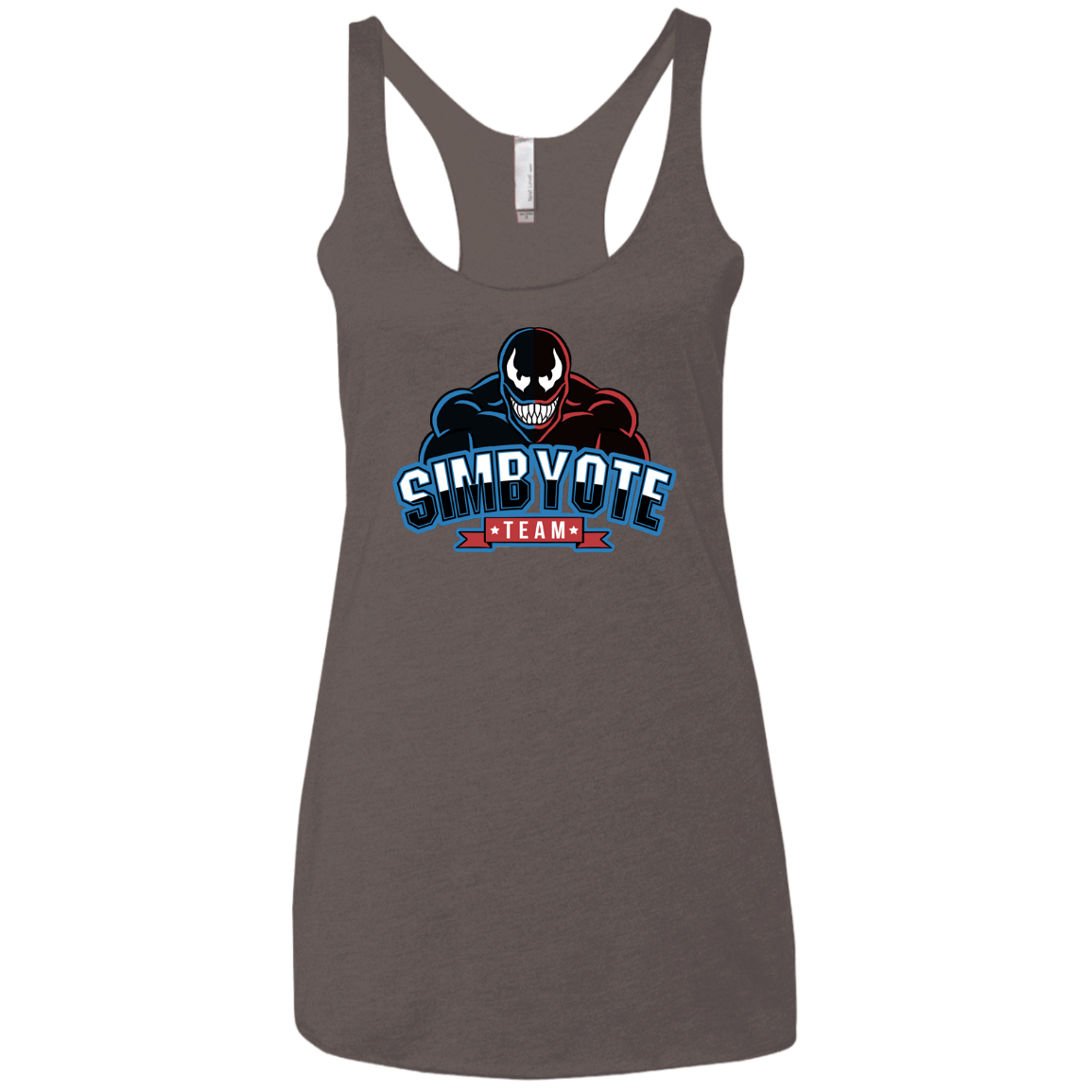 T-Shirts Macchiato / X-Small Symbiote Team Women's Triblend Racerback Tank