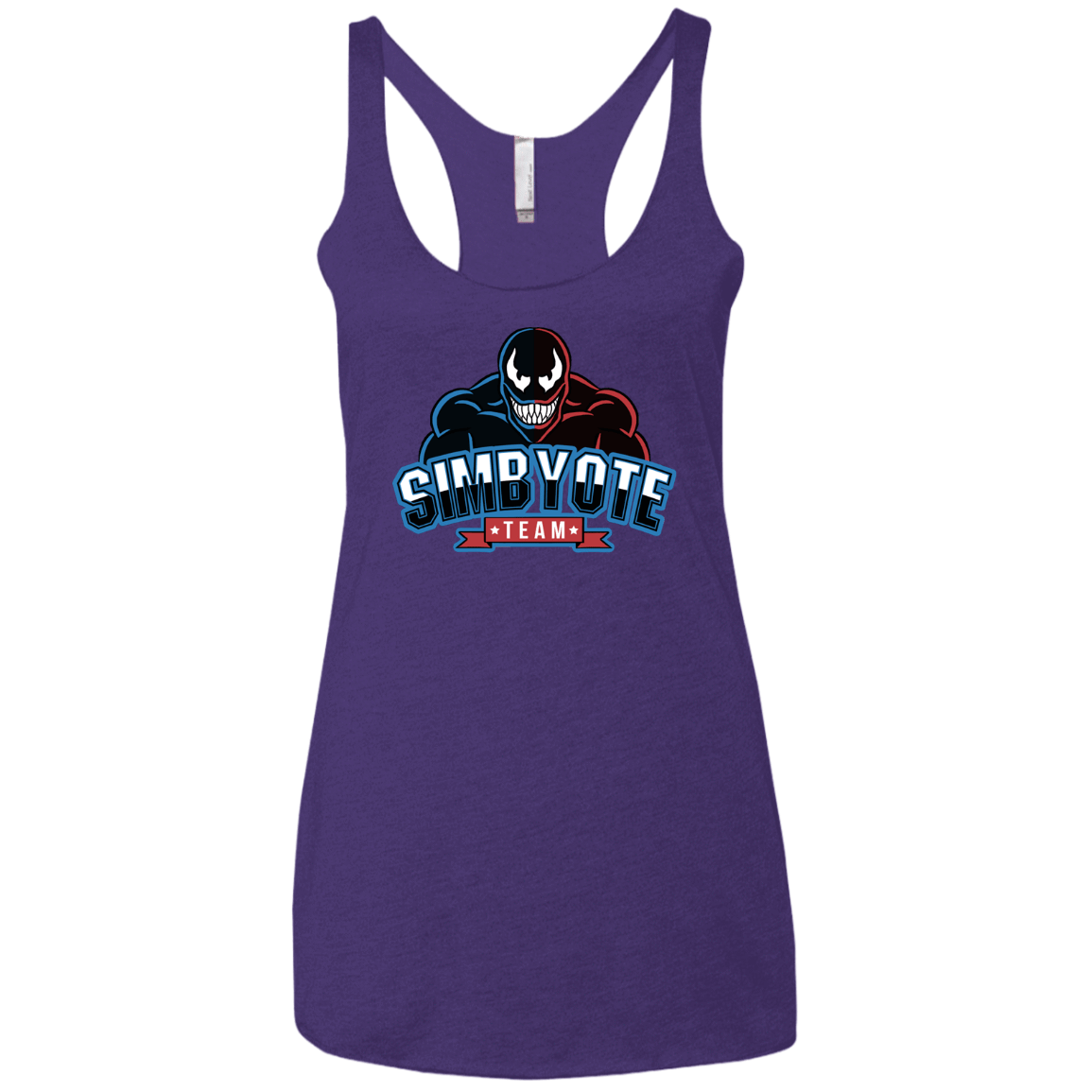 T-Shirts Purple Rush / X-Small Symbiote Team Women's Triblend Racerback Tank