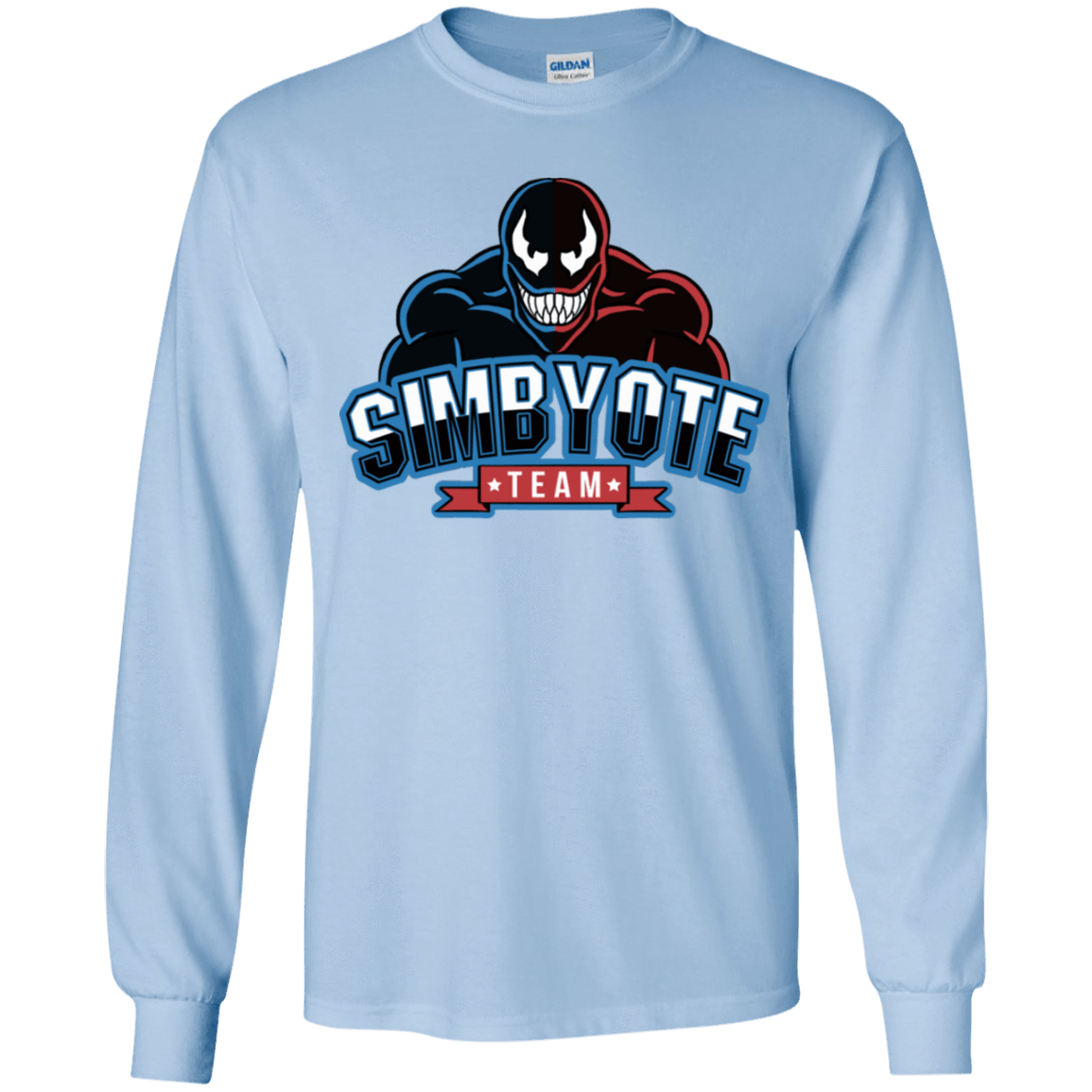 T-Shirts Light Blue / YS Symbiote Team Youth Long Sleeve T-Shirt