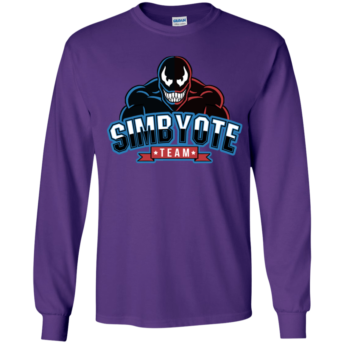 T-Shirts Purple / YS Symbiote Team Youth Long Sleeve T-Shirt