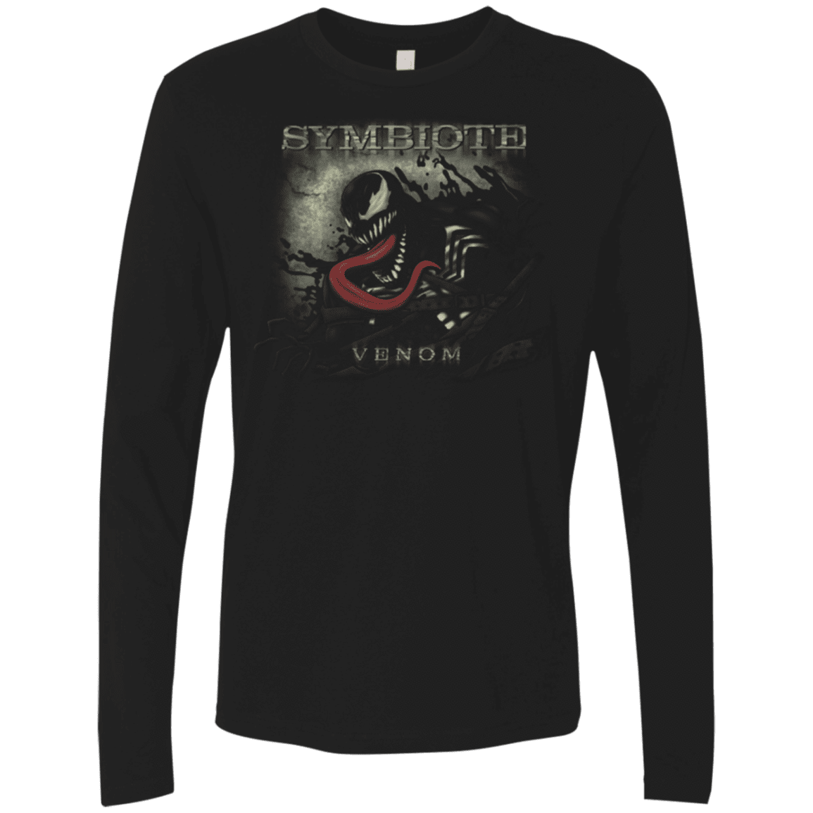 T-Shirts Black / S Symbioted Men's Premium Long Sleeve
