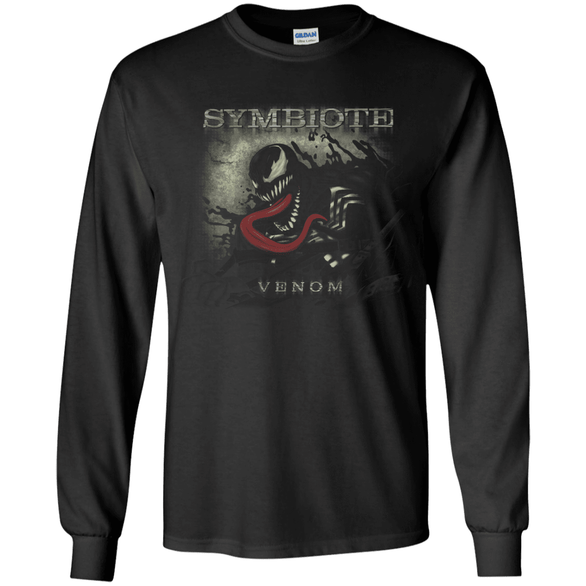 T-Shirts Black / YS Symbioted Youth Long Sleeve T-Shirt