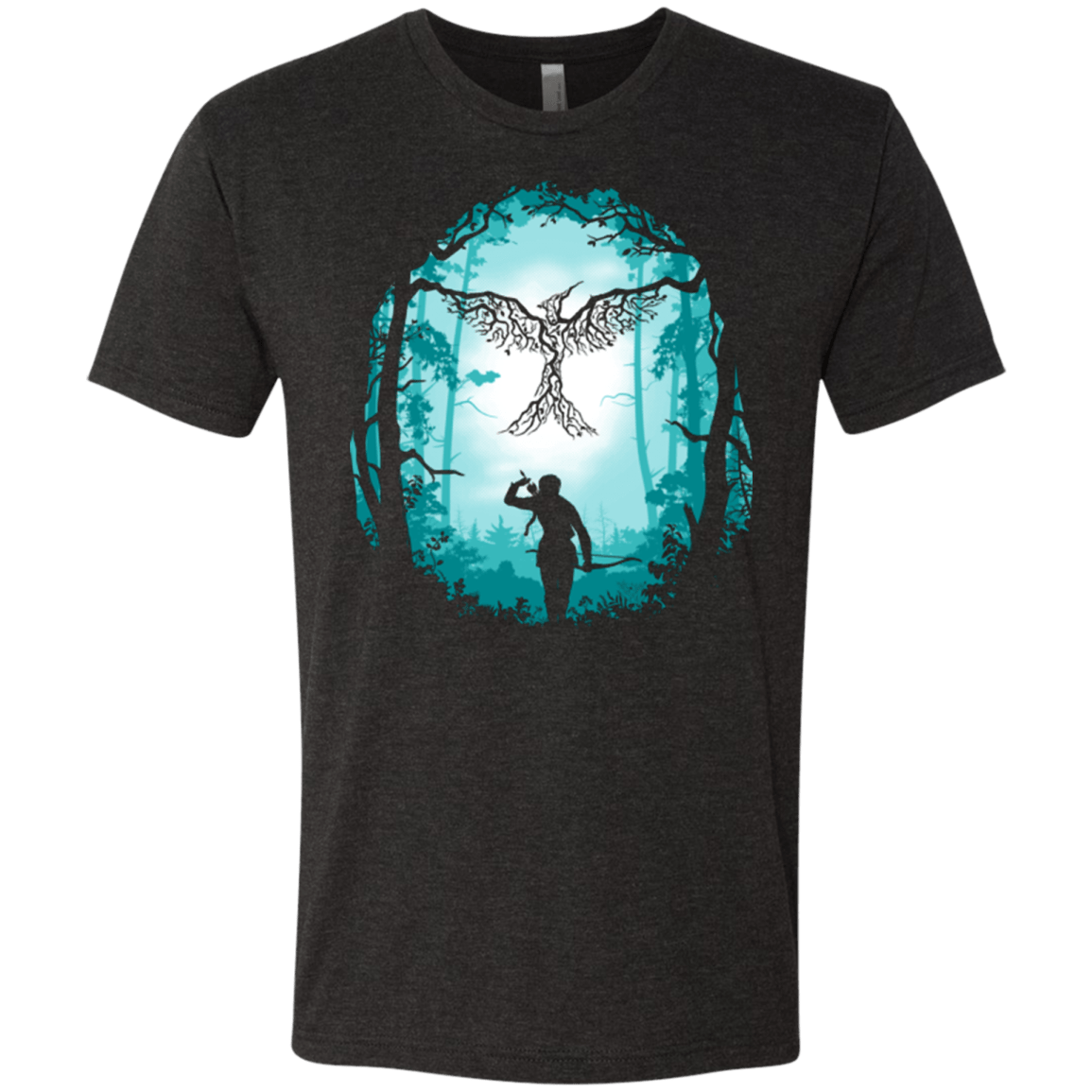 T-Shirts Vintage Black / Small Symbol of Rebellion (Blue) Men's Triblend T-Shirt