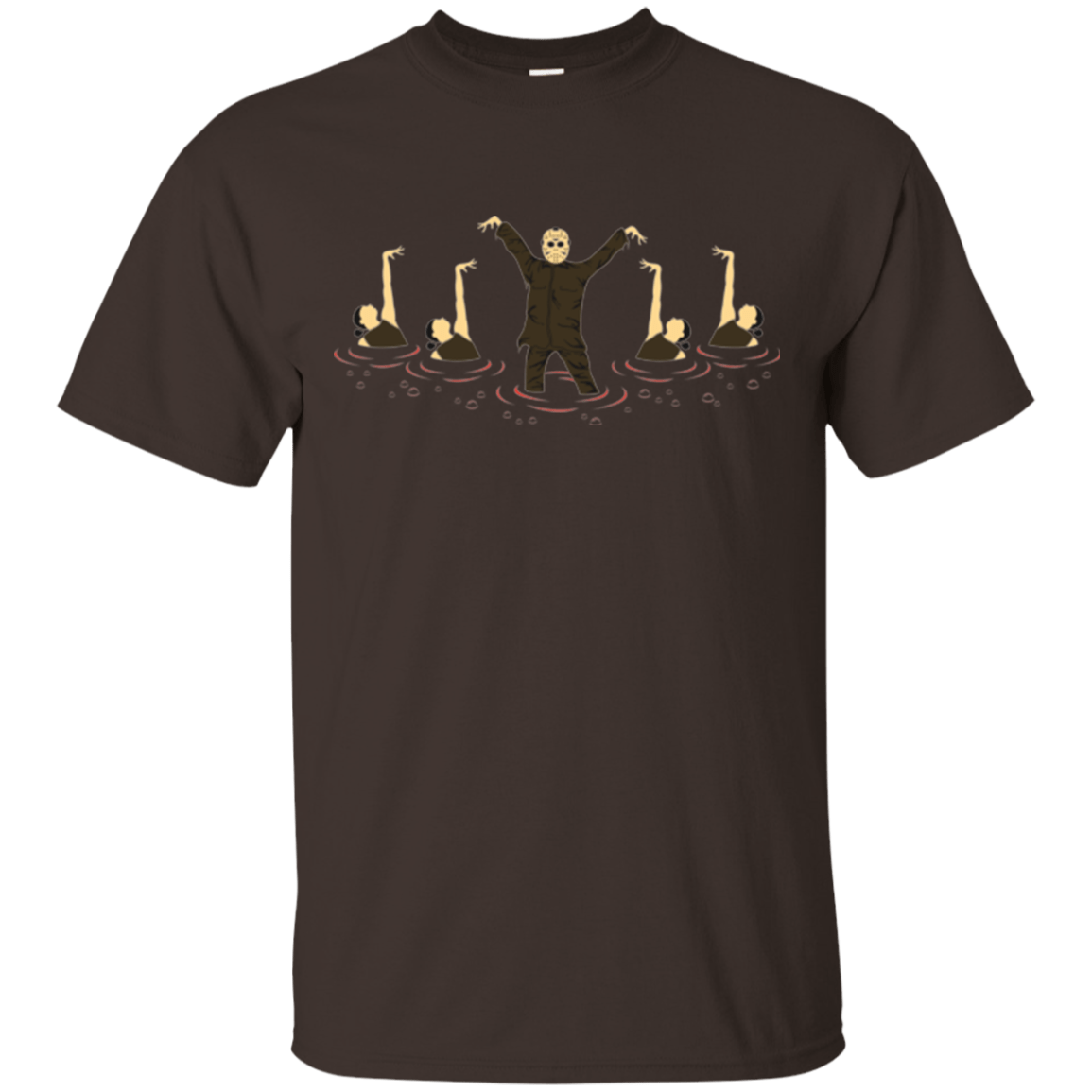 T-Shirts Dark Chocolate / Small Synchronized Voorhees T-Shirt