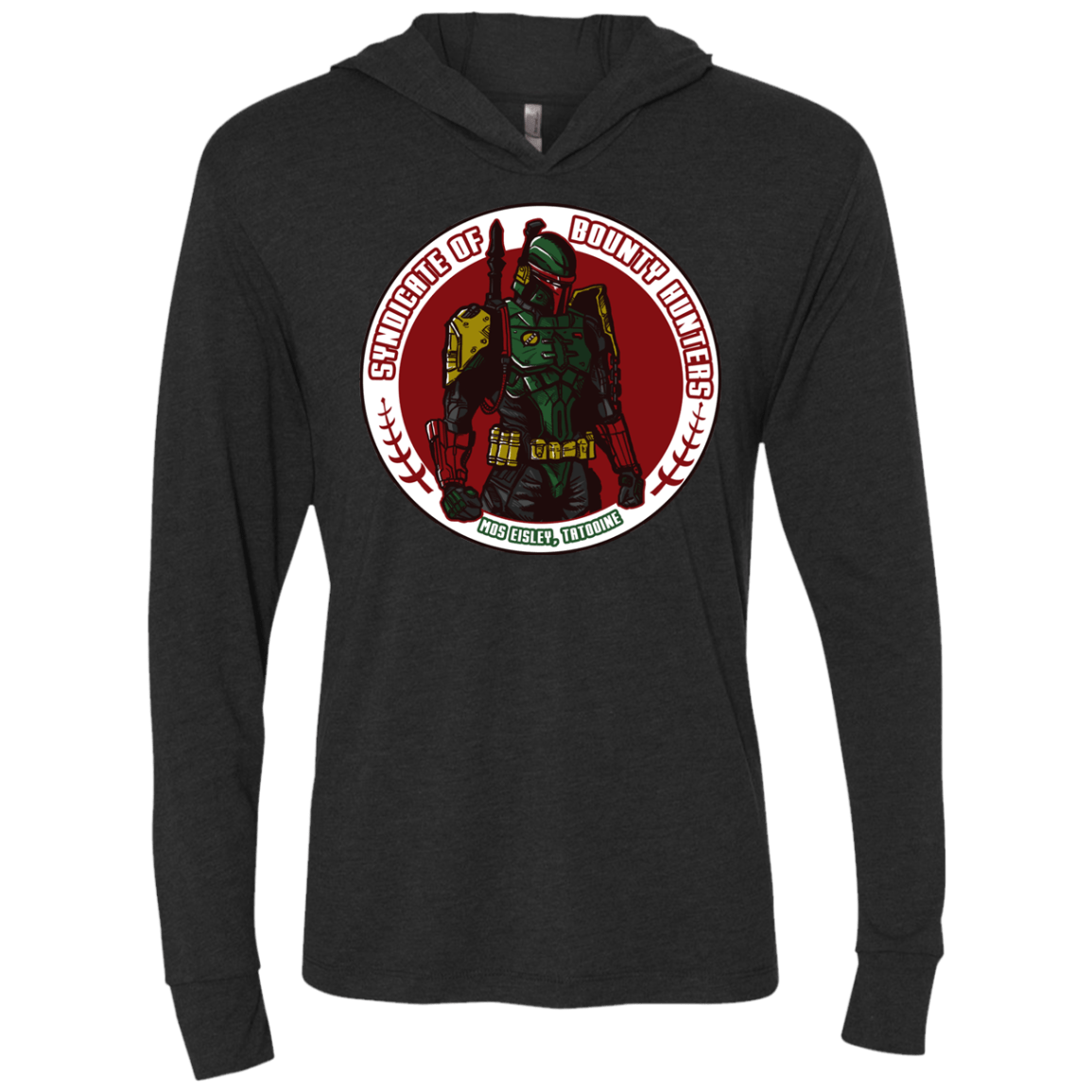 T-Shirts Vintage Black / X-Small Syndicate Insignia Triblend Long Sleeve Hoodie Tee