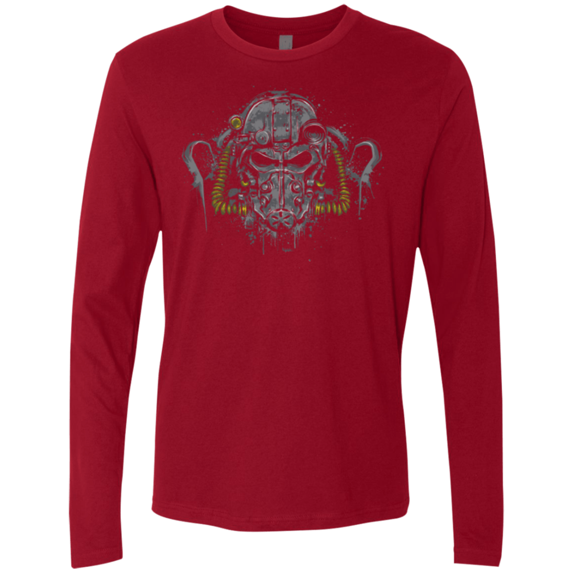 T-Shirts Cardinal / Small T-60 Power Armor Men's Premium Long Sleeve
