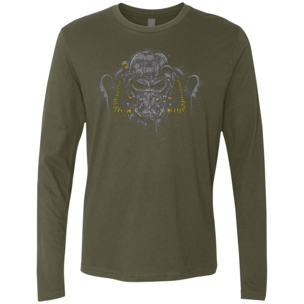 T-Shirts Military Green / Small T-60 Power Armor Men's Premium Long Sleeve
