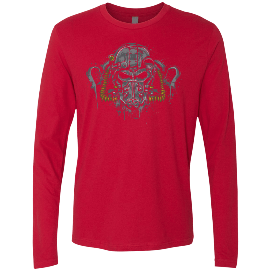T-Shirts Red / Small T-60 Power Armor Men's Premium Long Sleeve