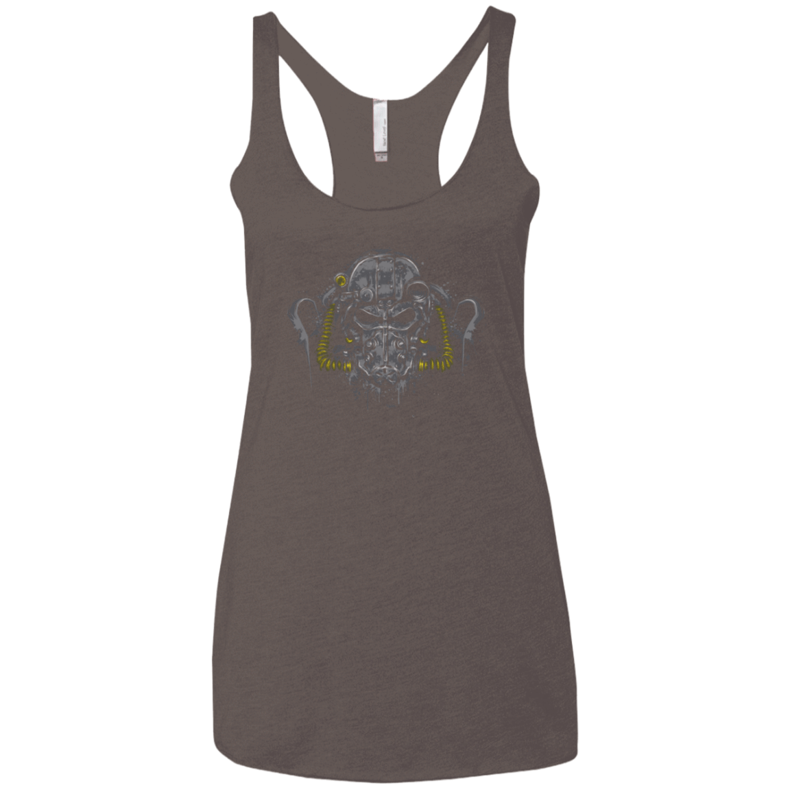 T-Shirts Macchiato / X-Small T-60 Power Armor Women's Triblend Racerback Tank