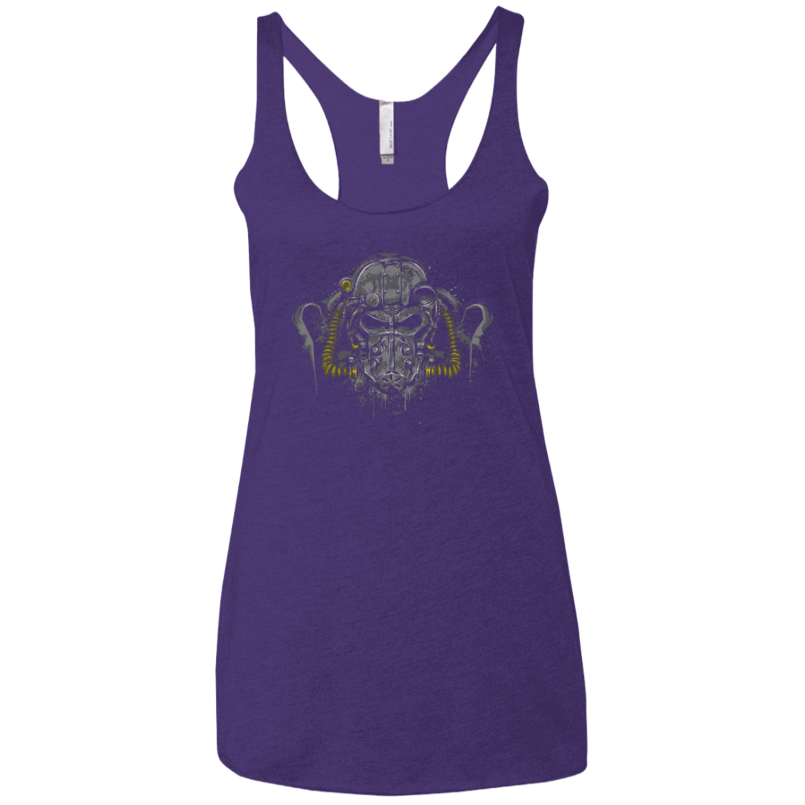 T-Shirts Purple / X-Small T-60 Power Armor Women's Triblend Racerback Tank