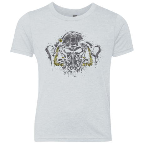 T-Shirts Heather White / YXS T-60 Power Armor Youth Triblend T-Shirt