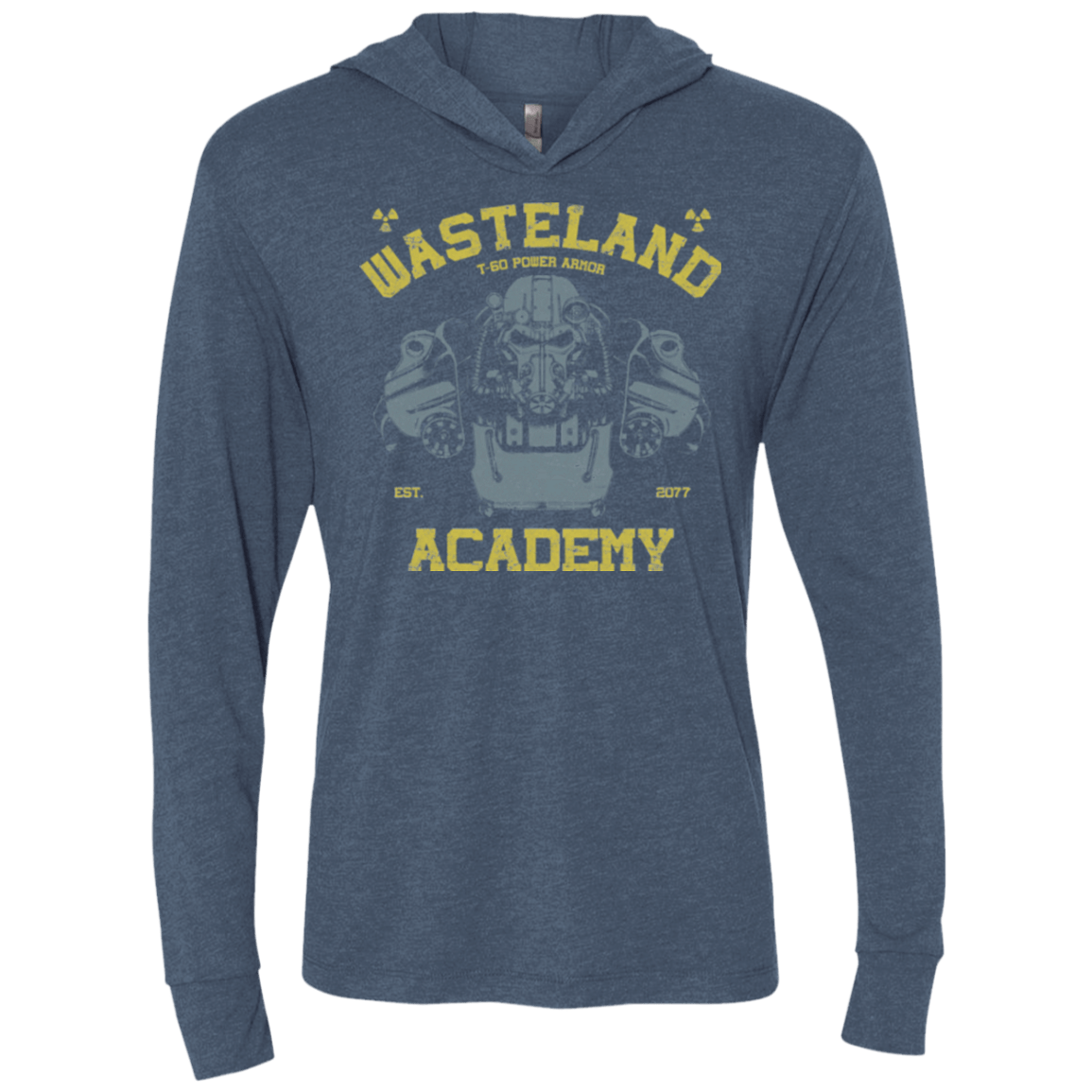 T-Shirts Indigo / X-Small T-60 Series Triblend Long Sleeve Hoodie Tee