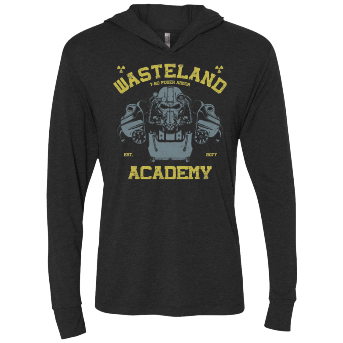 T-Shirts Vintage Black / X-Small T-60 Series Triblend Long Sleeve Hoodie Tee