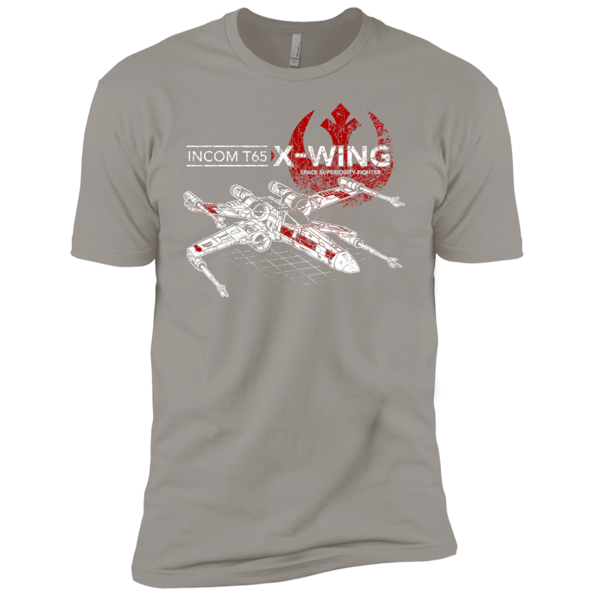 T-Shirts Light Grey / YXS T-65 X-Wing Boys Premium T-Shirt