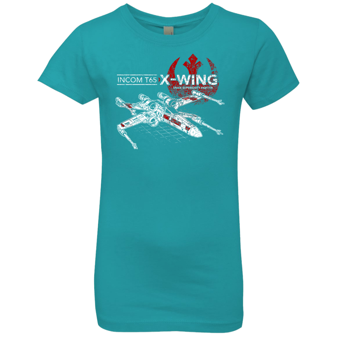 T-Shirts Tahiti Blue / YXS T-65 X-Wing Girls Premium T-Shirt