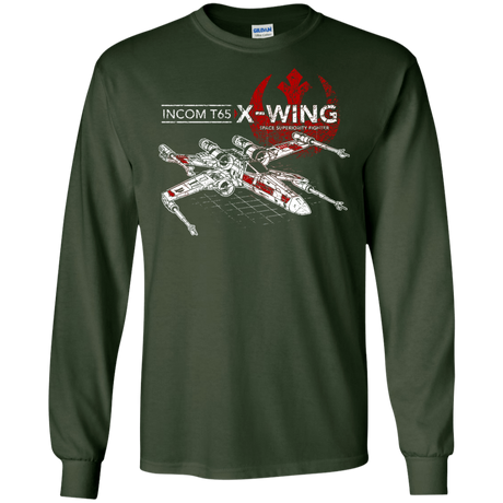 T-Shirts Forest Green / S T-65 X-Wing Men's Long Sleeve T-Shirt