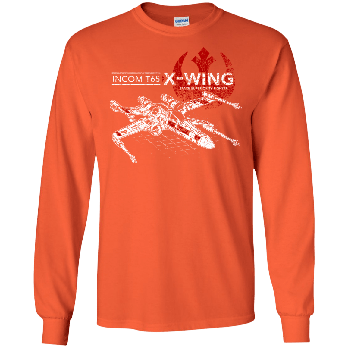 T-Shirts Orange / S T-65 X-Wing Men's Long Sleeve T-Shirt