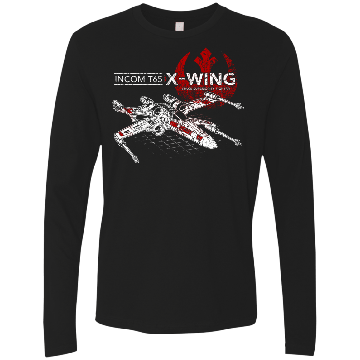 T-Shirts Black / S T-65 X-Wing Men's Premium Long Sleeve