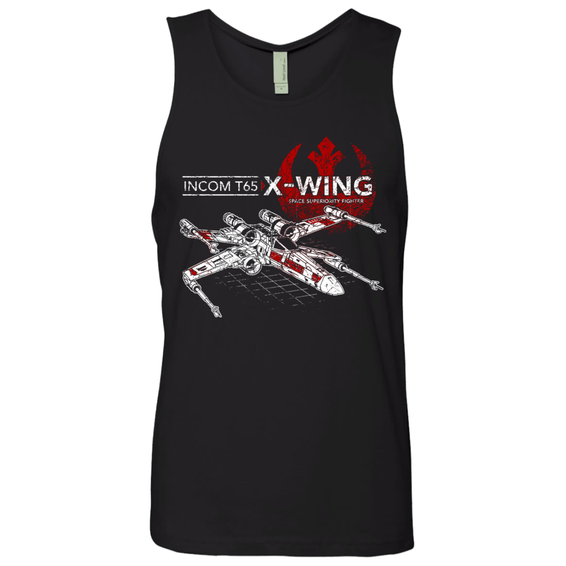 T-Shirts Black / S T-65 X-Wing Men's Premium Tank Top