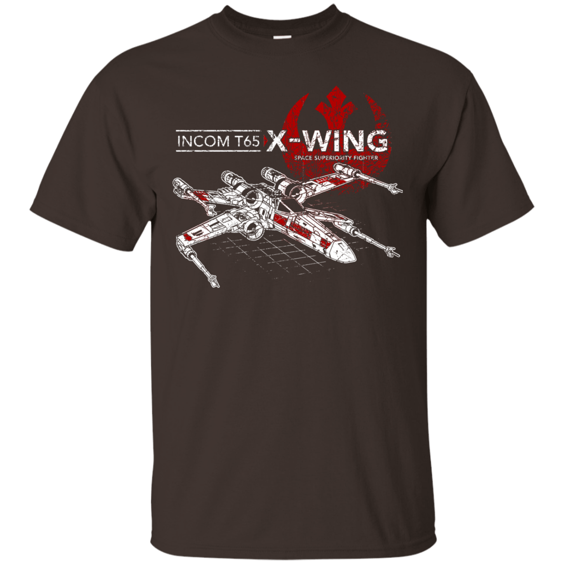 T-Shirts Dark Chocolate / S T-65 X-Wing T-Shirt