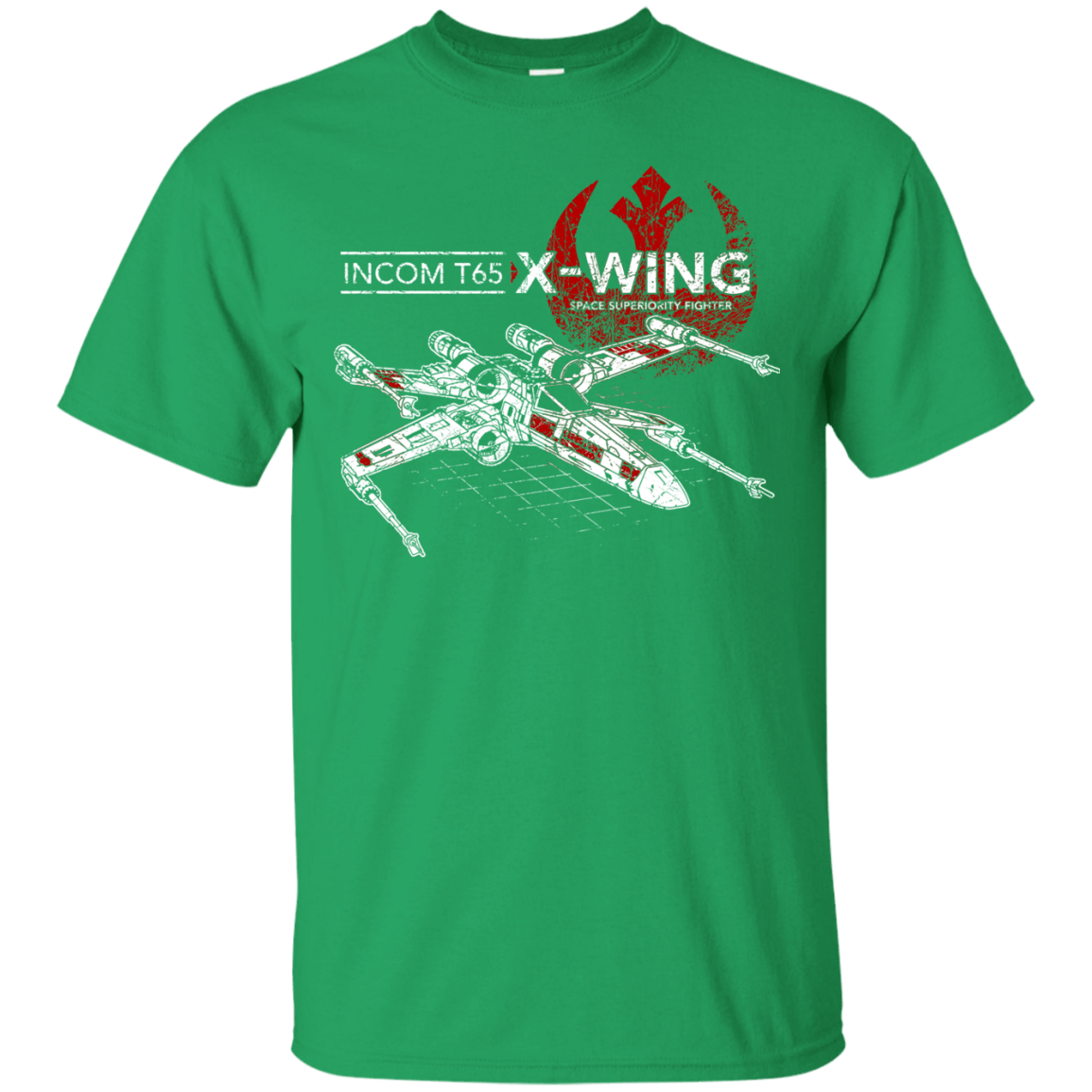 T-Shirts Irish Green / S T-65 X-Wing T-Shirt