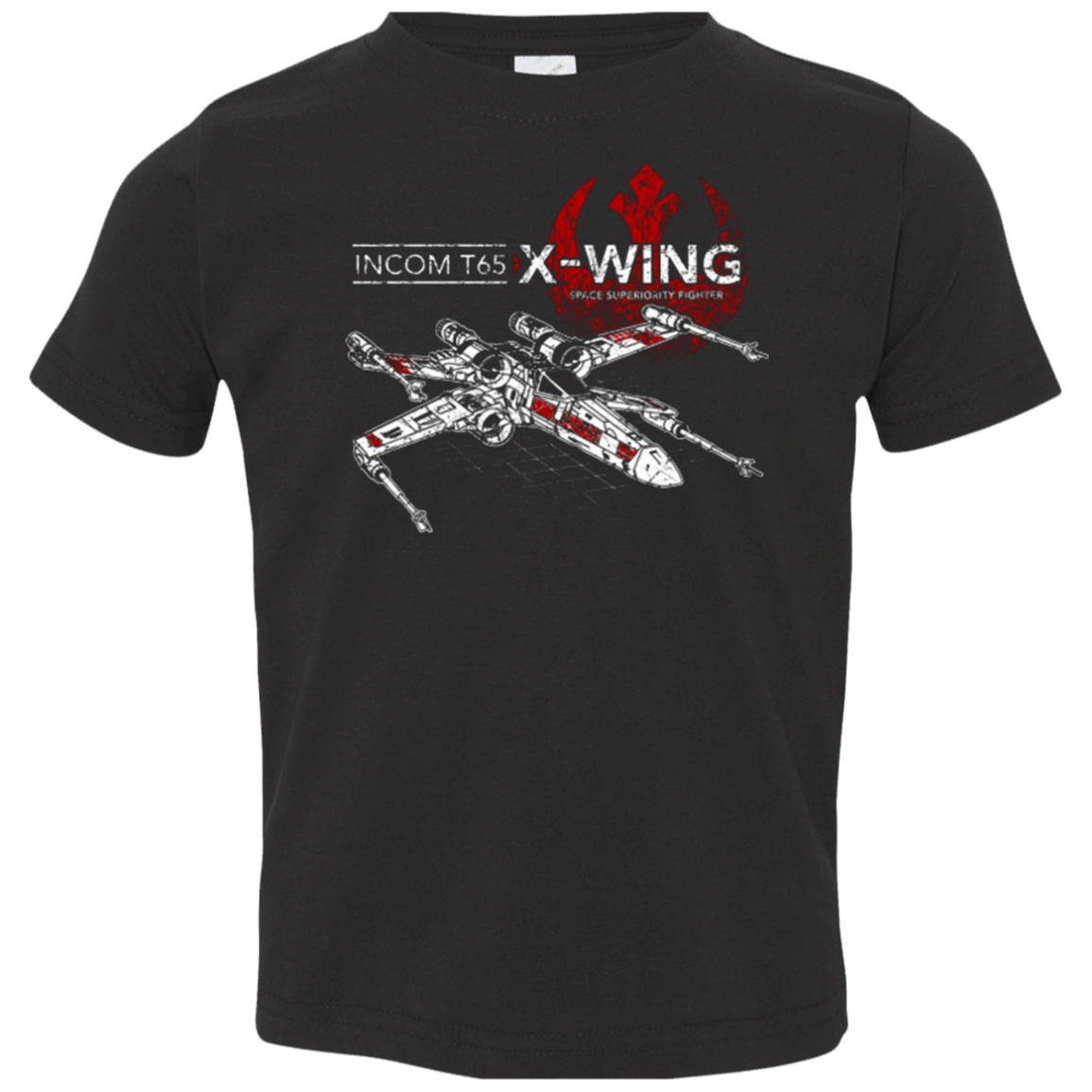 T-Shirts Black / 2T T-65 X-Wing Toddler Premium T-Shirt
