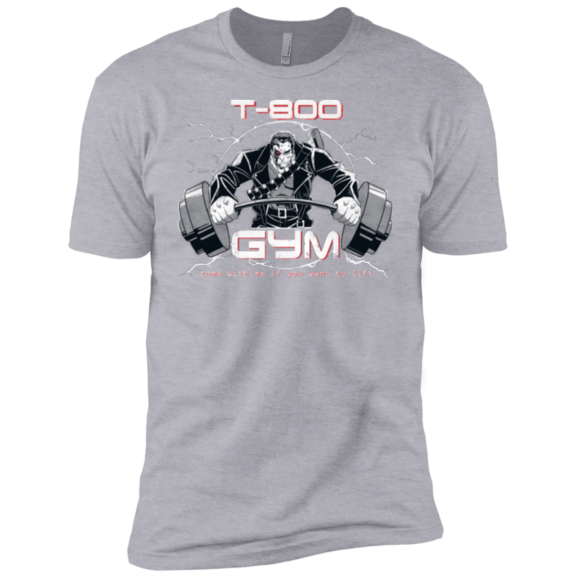 T-Shirts Heather Grey / YXS T-800 gym Boys Premium T-Shirt