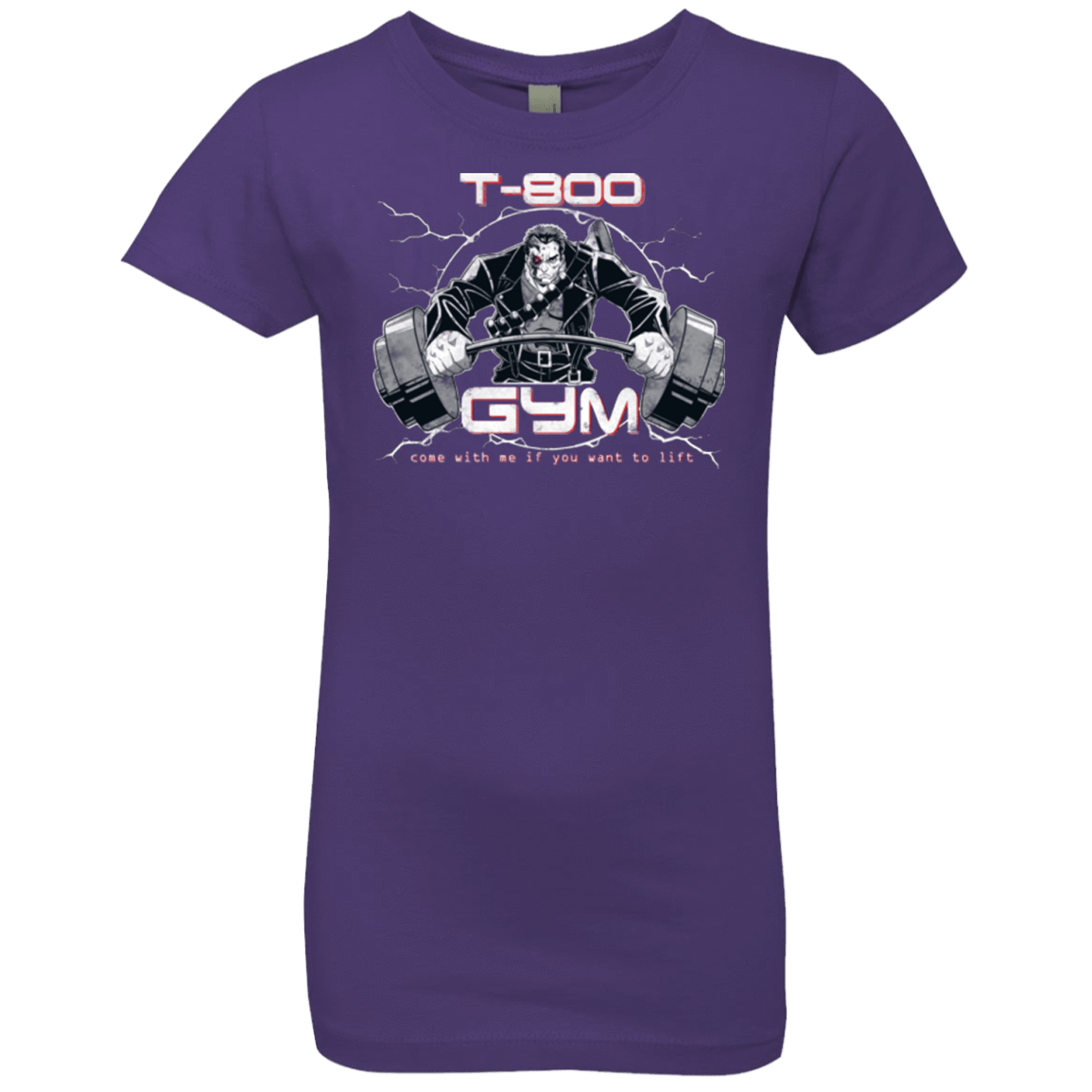 T-Shirts Purple Rush / YXS T-800 gym Girls Premium T-Shirt