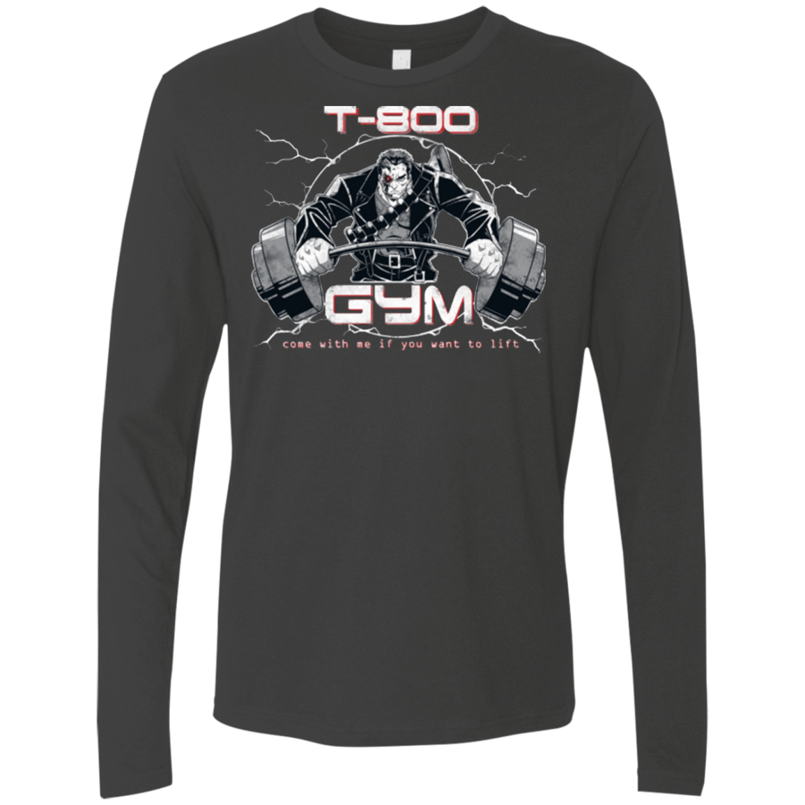 T-Shirts Heavy Metal / Small T-800 gym Men's Premium Long Sleeve