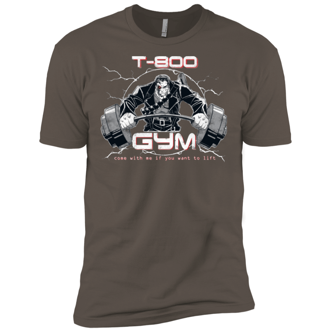 T-Shirts Warm Grey / X-Small T-800 gym Men's Premium T-Shirt