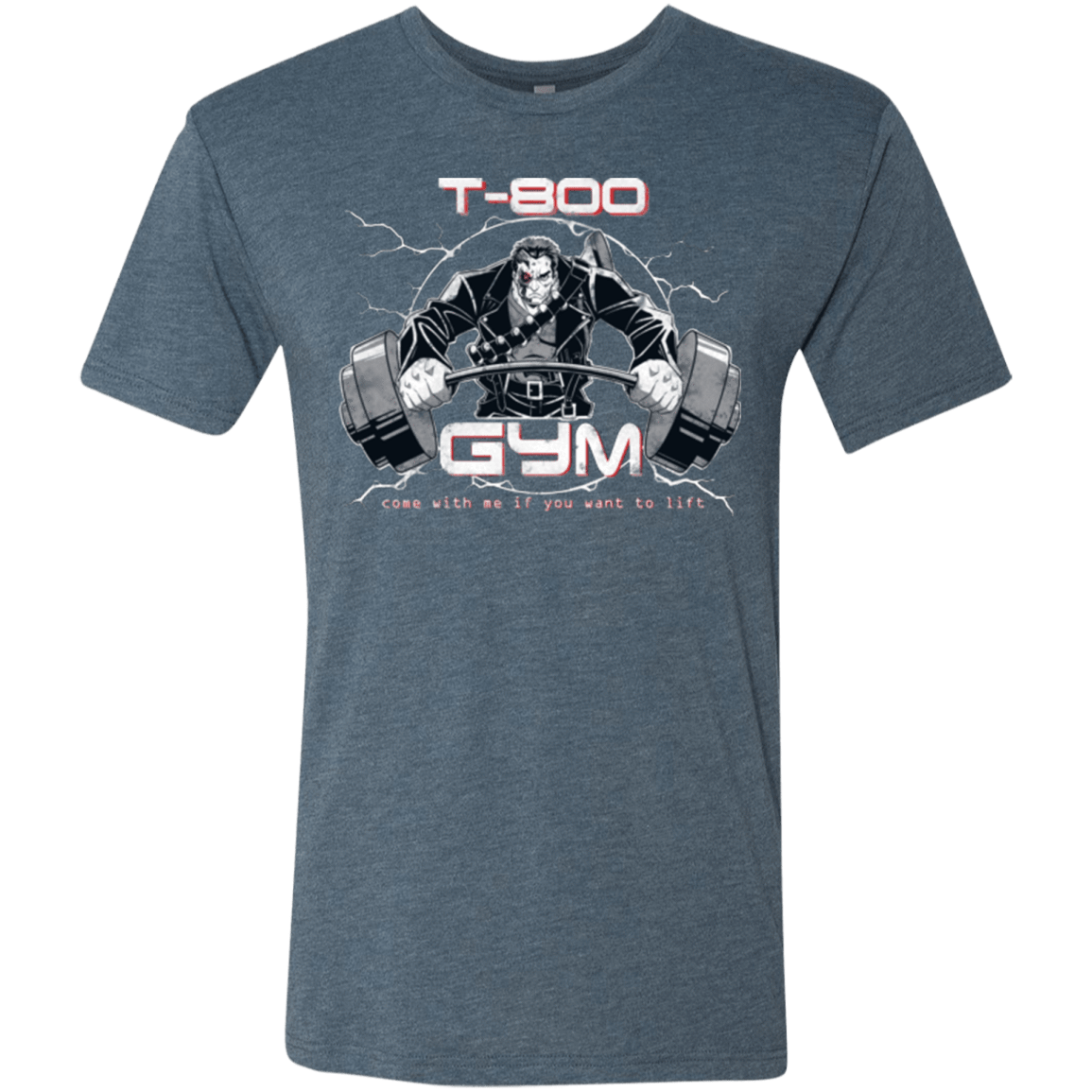 T-Shirts Indigo / Small T-800 gym Men's Triblend T-Shirt