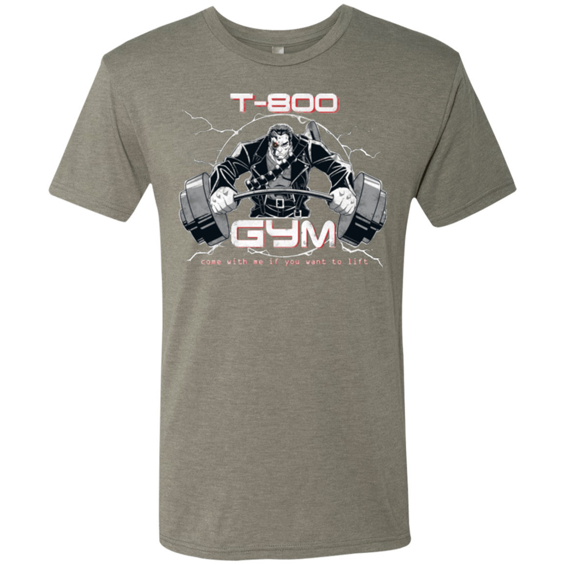 T-Shirts Venetian Grey / Small T-800 gym Men's Triblend T-Shirt