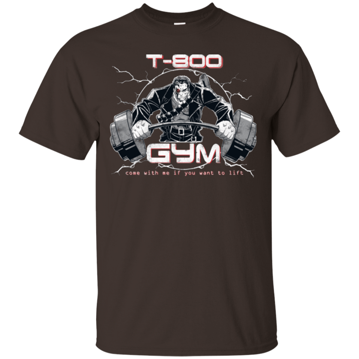 T-Shirts Dark Chocolate / Small T-800 gym T-Shirt