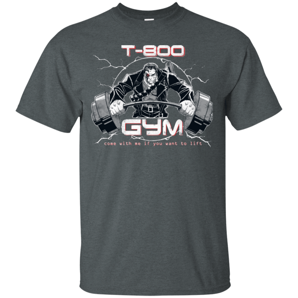 T-Shirts Dark Heather / Small T-800 gym T-Shirt