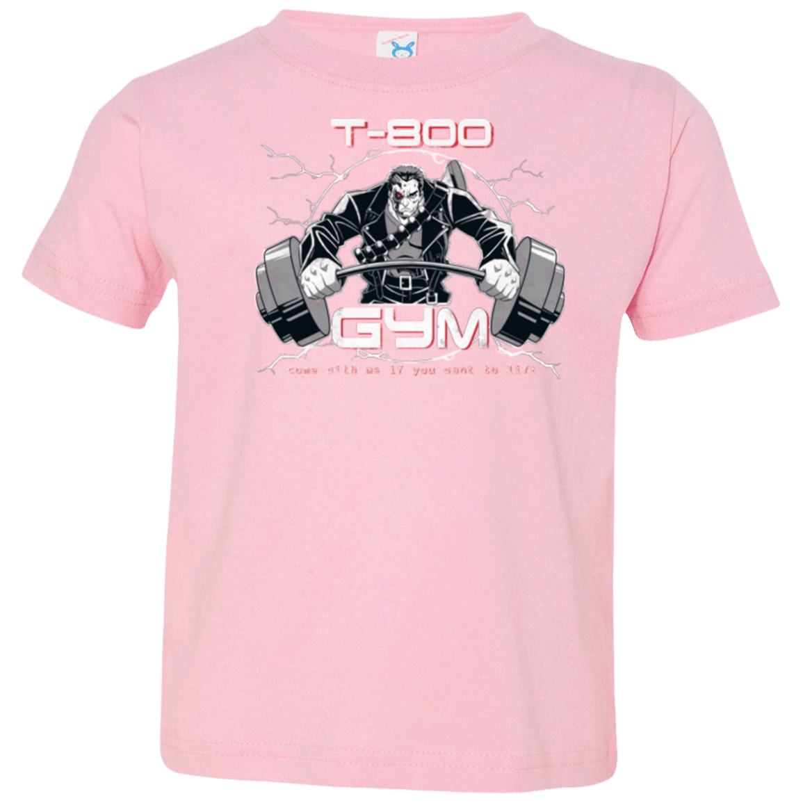 T-Shirts Pink / 2T T-800 gym Toddler Premium T-Shirt