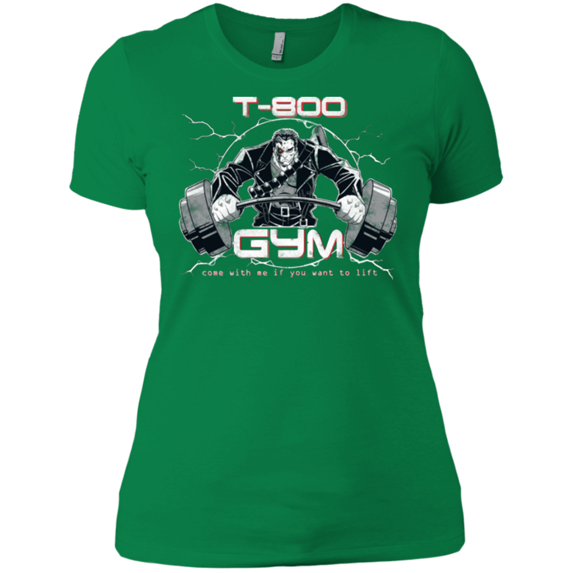 T-Shirts Kelly Green / X-Small T-800 gym Women's Premium T-Shirt