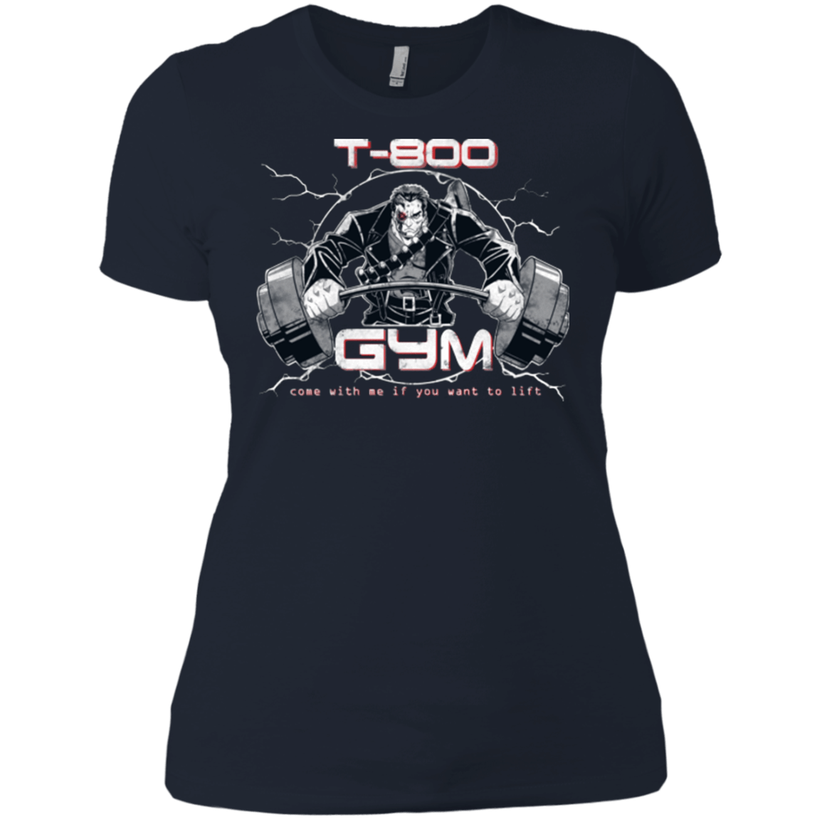 T-Shirts Midnight Navy / X-Small T-800 gym Women's Premium T-Shirt