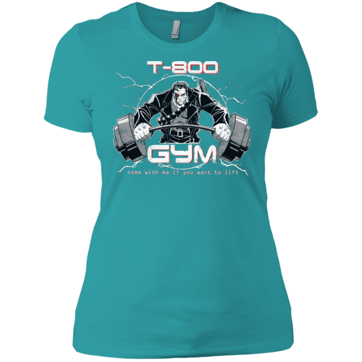 T-Shirts Tahiti Blue / X-Small T-800 gym Women's Premium T-Shirt